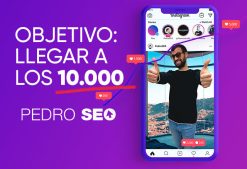 Instagram 2022 Objetivo 10k de Pedro seo