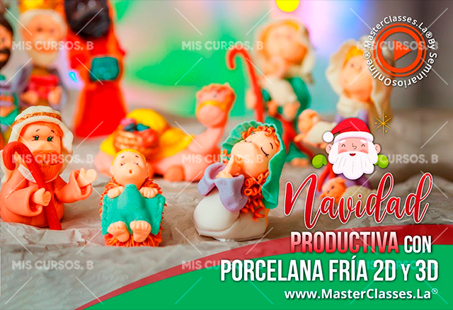 Navidad Productiva Con Porcelana Fría 2D Y 3D 1 Navidad Productiva Con Porcelana Fría 2D Y 3D