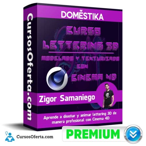 curso lettering 3d modelado y texturizado con cinema 4d 651afd50c2722